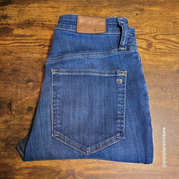 Madewell Jeans Size 27 Skinny Curvy High Rise Tummy Control Sussex Wash MB354 - Picture 3 of 13